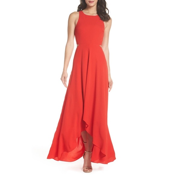 Ali & Jay Bohemian Rhapsody Maxi Dress with Side Cutout XL NWOT - Picture 2 of 5